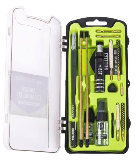 Breakthrough Clean Technologies Vision Series Rimfire / Airgun Cleaning Kit features .17/22 caliber barrel chamber brushes